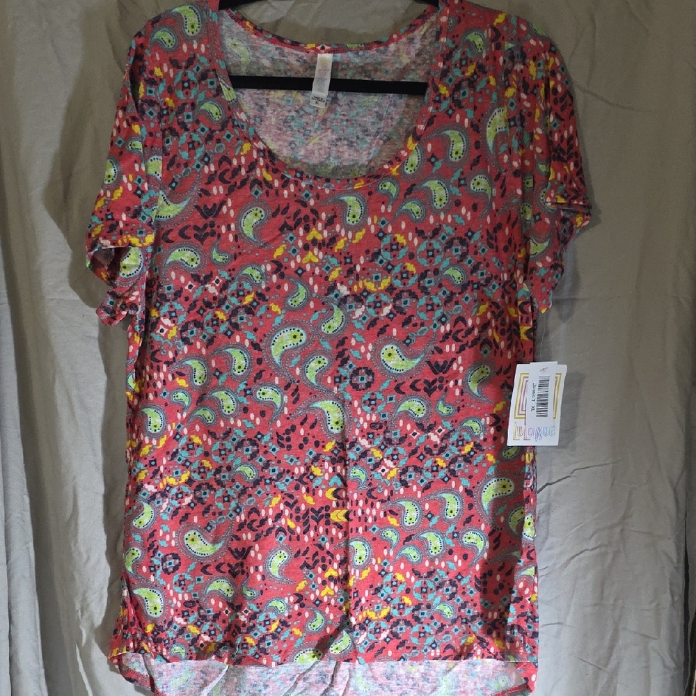 LuLaRoe Multicolor Paisley Blouse